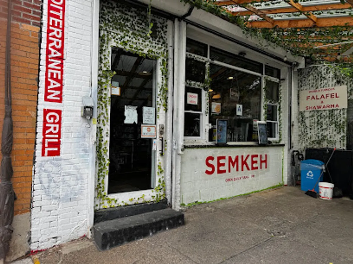 Interior view of Semkeh, a popular spot in brooklyn