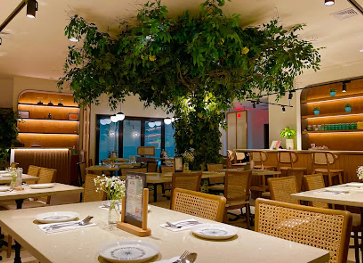 Interior view of Forever Thai restaurant in Bushwick, Brooklyn