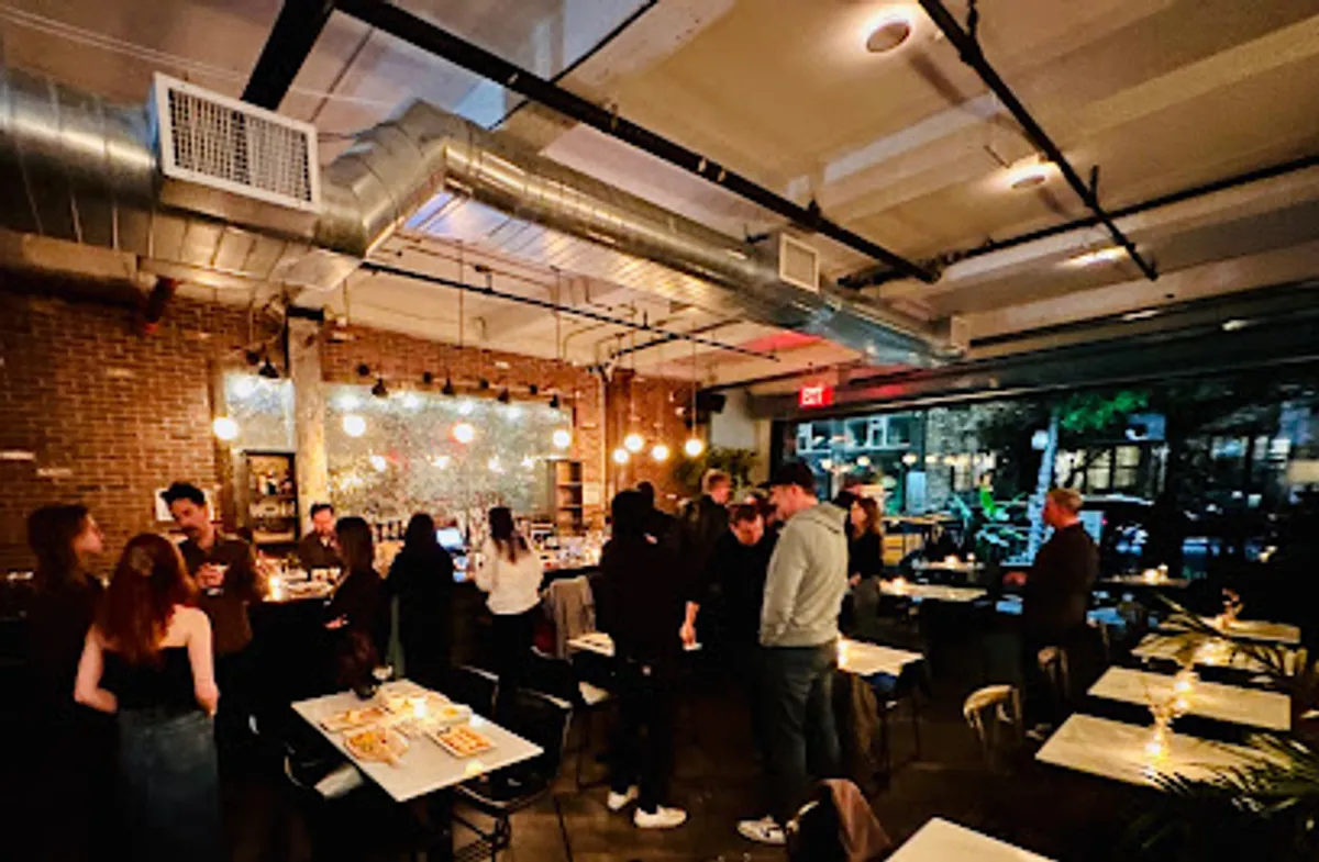 Interior view of Pitanga, a popular spot in brooklyn