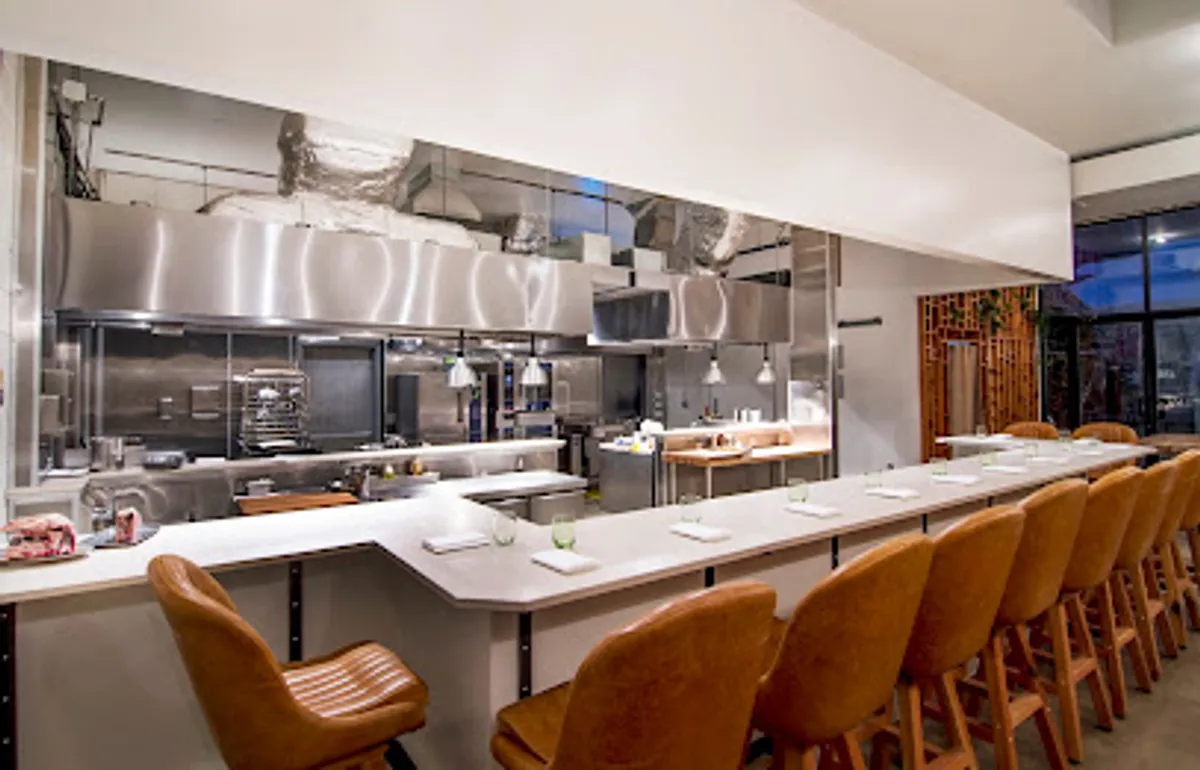 Interior view of Blanca, a popular spot in brooklyn