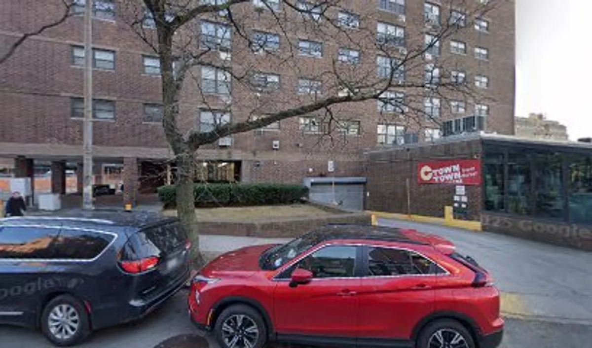 Cozy seating and warm lighting inside Cado Cafe in Brooklyn