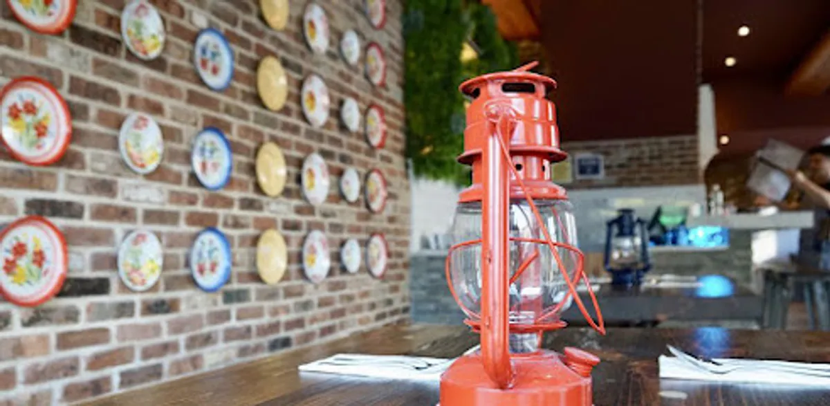 Interior view of Klom Klorm Thai restaurant in Bushwick, Brooklyn